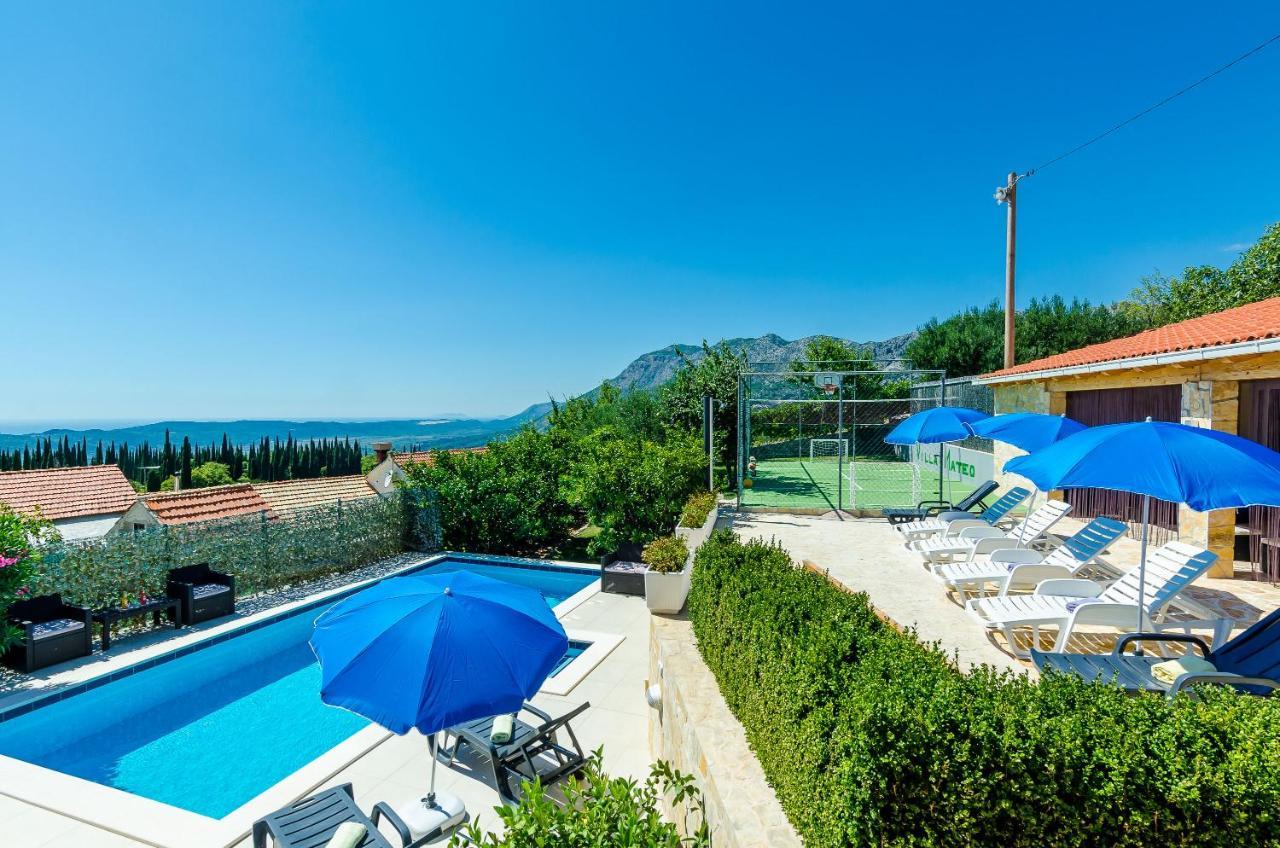 Villa Mateo With Private Pool Gruda Exteriör bild
